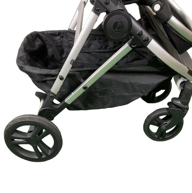Shop Mockingbird Single 2.0 Stroller, 2025, Silver With Penny Leather, Sky, Watercolor Drops at GoodBuy Gear
