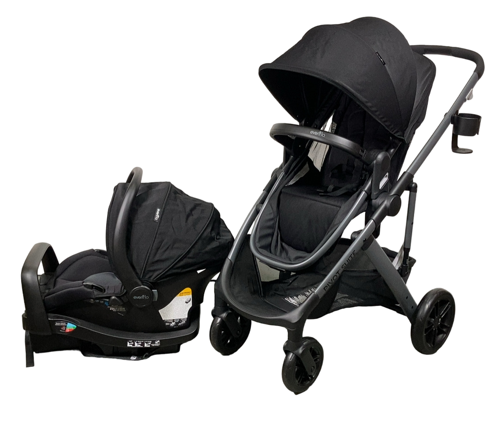 evenflo logistics Evenflo Pivot Suite Travel System, 2024, Dunloe Black