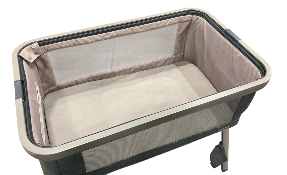 Shop Monbebe Height Adjustable Baby Bassinet, Castle Point at GoodBuy Gear