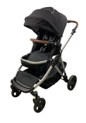 Shop Mockingbird Single to Double 2.0 Stroller, 2024, Black, Silver With Penny Leather, Windowpane at GoodBuy Gear