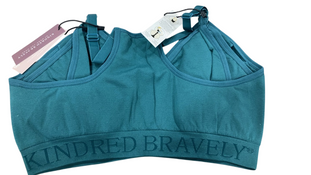 Shop Kindred Bravely Sublime Hands-Free Pumping & Nursing Bra, Regular, Teal, XL at GoodBuy Gear