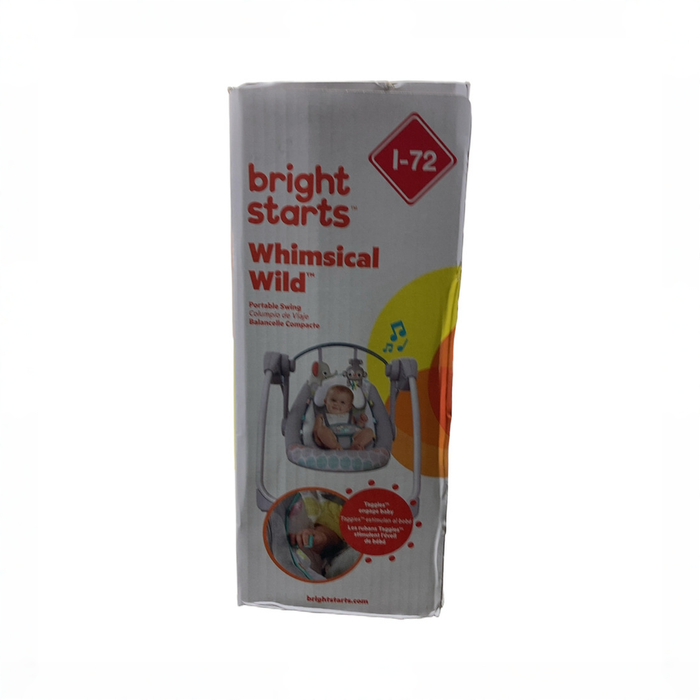 Shop Bright Starts Portable Swing, Whimsical Wild at GoodBuy Gear