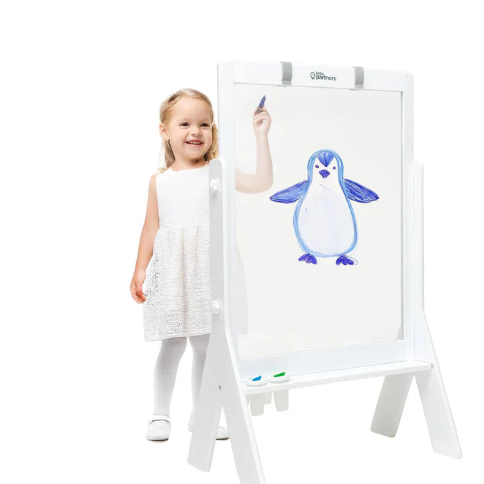 Little Partners Peek-A-Boo Art Easel, Soft White