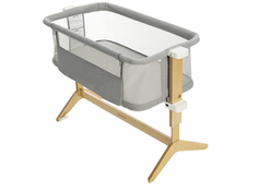 Shop Newton Bassinet And Bedside Sleeper, Grey/Birch HIDDEN CK REQ 8.29 JL at GoodBuy Gear
