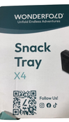 Shop Wonderfold Snack Tray, Black, X4 at GoodBuy Gear