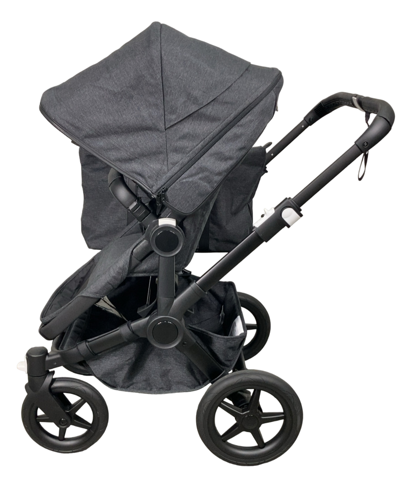 Bugaboo Donkey 5 Stroller Mono, 2021, Black, Washed Black