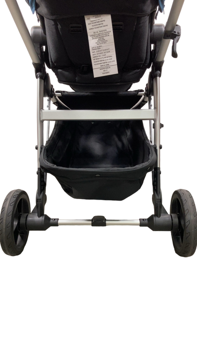 Shop Mockingbird Single 2.0 Stroller, 2024, Sea, Silver With Penny Leather, Watercolor Drops at GoodBuy Gear
