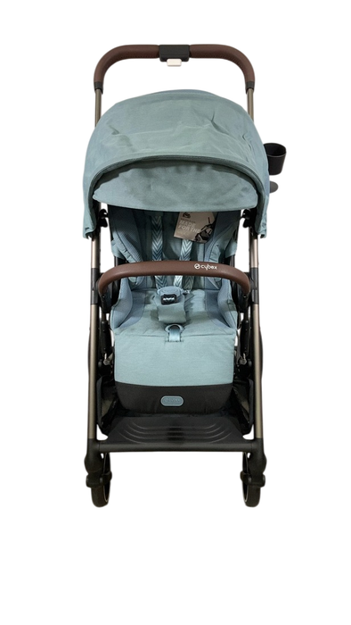 Shop Cybex Balios S Lux Stroller, 2024, Sky Blue, Taupe Frame at GoodBuy Gear