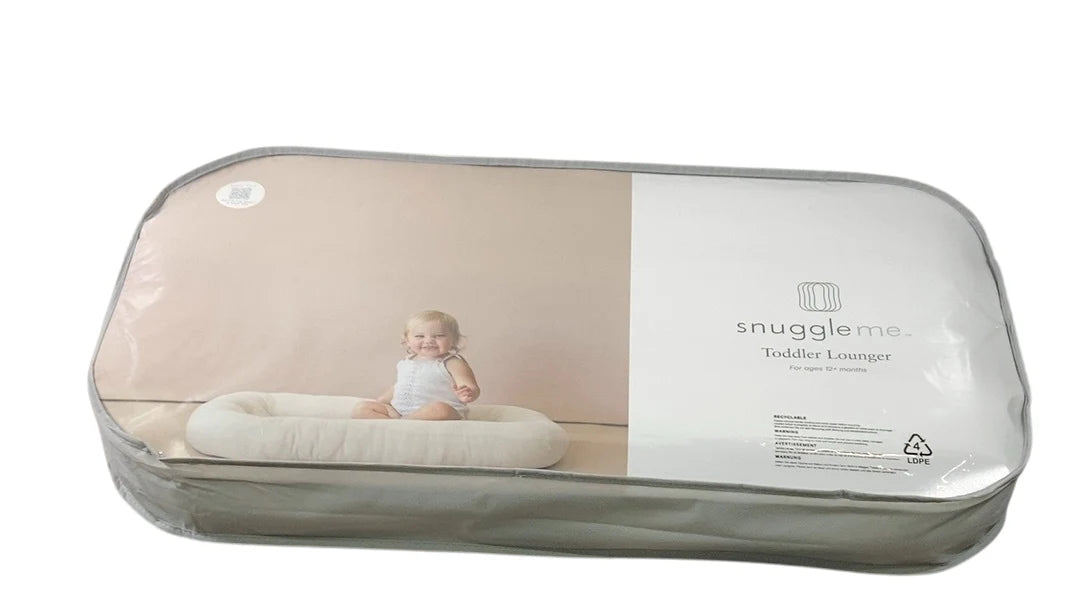 Snuggle Me Organic Sensory Toddler Lounger, Natural