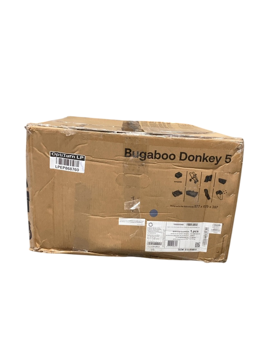 Shop Bugaboo Donkey 5 Mono Stroller, Graphite, Stormy Blue, Stormy Blue, 2025 at GoodBuy Gear
