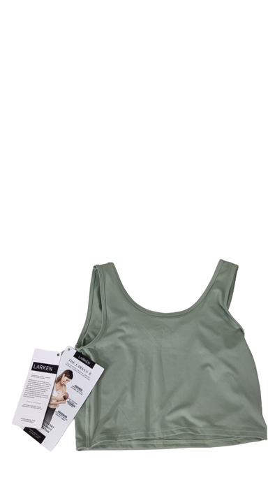Shop Larken The Larken X Nursing Bra, Medium, Sage at GoodBuy Gear