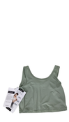 Shop Larken The Larken X Nursing Bra, Medium, Sage at GoodBuy Gear