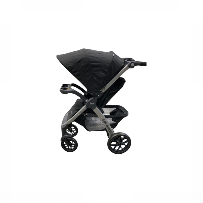 Shop Chicco Bravo Quick-Fold Stroller, 2025, Black at GoodBuy Gear