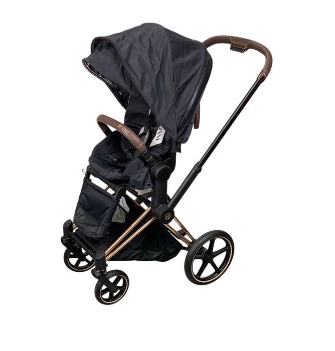 Shop Cybex PRIAM Stroller, 2019, Premium Black, Rose Gold at GoodBuy Gear
