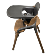 Shop Bugaboo Giraffe High Chair, w/ Grey Baby Set, Warm Wood/Grey at GoodBuy Gear