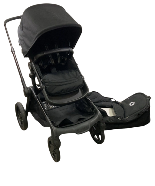 Shop Bugaboo Kangaroo Single To Double Stroller, 2024, Black, Midnight Black, Midnight Black at GoodBuy Gear