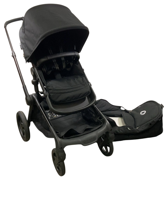 Shop Bugaboo Kangaroo Single To Double Stroller, 2024, Black, Midnight Black, Midnight Black at GoodBuy Gear