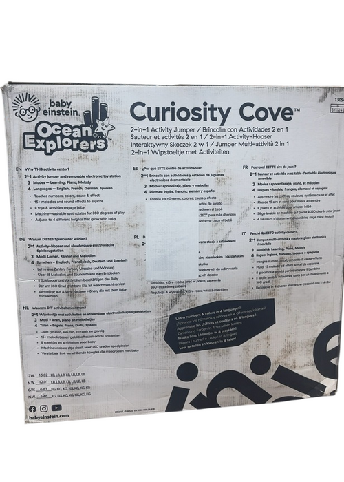 Shop Baby Einstein Activity Jumper, Curiosity Cove at GoodBuy Gear