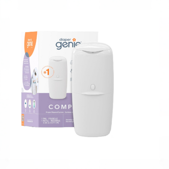 Shop Diaper Genie Compact Pail, White at GoodBuy Gear