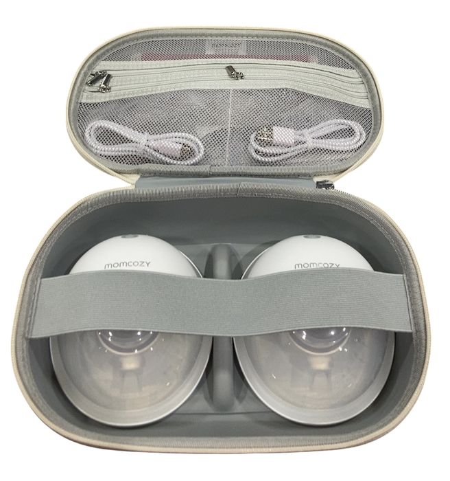 Shop Momcozy All-in-one M5 Double Wearable Breast Pump, Quill Grey at GoodBuy Gear