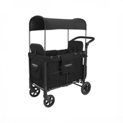 Shop Wonderfold W2 Multifunctional Double Stroller Wagon, 2025, Black, Plus Model at GoodBuy Gear