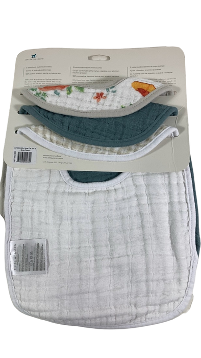 Shop Little Unicorn Cotton Muslin Classic Bib (3 Pack), Georgia Peach at GoodBuy Gear