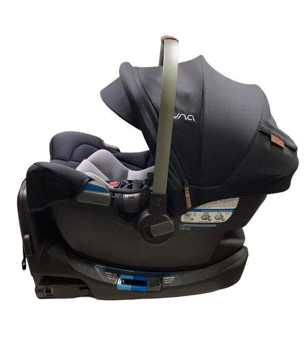 secondhand Nuna PIPA rx Infant Car Seat, Caviar, 2023