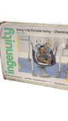 Shop Ingenuity Swing 'n Go Portable Swing, Chambray at GoodBuy Gear
