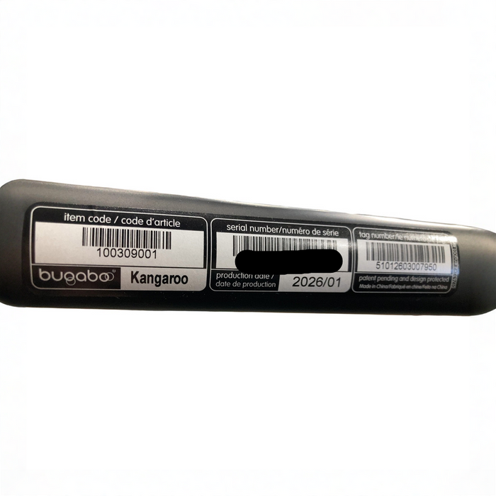 Shop Bugaboo Kangaroo Stroller Frame, 2026, Black at GoodBuy Gear