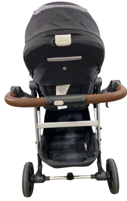 Shop Mockingbird Single 2.0 Stroller, 2024, Black, Silver With Penny Leather, Windowpane at GoodBuy Gear