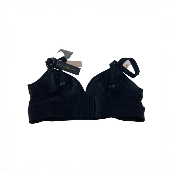 Shop Kindred Bravely Minimalist Hands-Free Pumping And Nursing Plunge Bra, Black, Medium, Regular at GoodBuy Gear