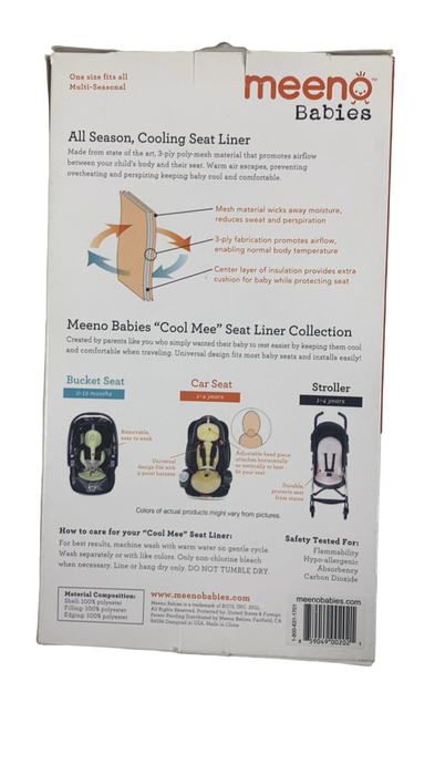 Shop Meeno Babies Cool Mee Car Seat Liner, Pink at GoodBuy Gear