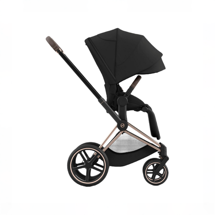 Shop Cybex Priam4 Stroller, 2025, Rose Gold, Sepia Black at GoodBuy Gear