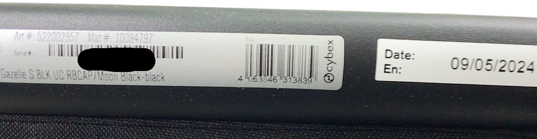 Shop Cybex Gazelle S Modular Stroller, 2024, Black, Moon Black at GoodBuy Gear