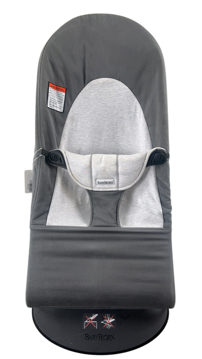 Shop BabyBjorn Bouncer Balance Soft, Black Frame, Dark Gray/Gray at GoodBuy Gear