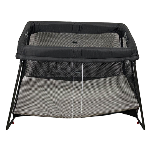 Shop BabyBjorn Travel Crib Light Bundle with Fitted Sheet, Black at GoodBuy Gear