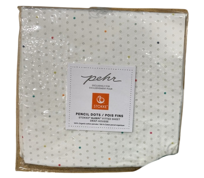 stokke sleepi v2 fitted sheet Stokke Sleepi Fitted Sheet By Petit Pehr, Rainbow Dot
