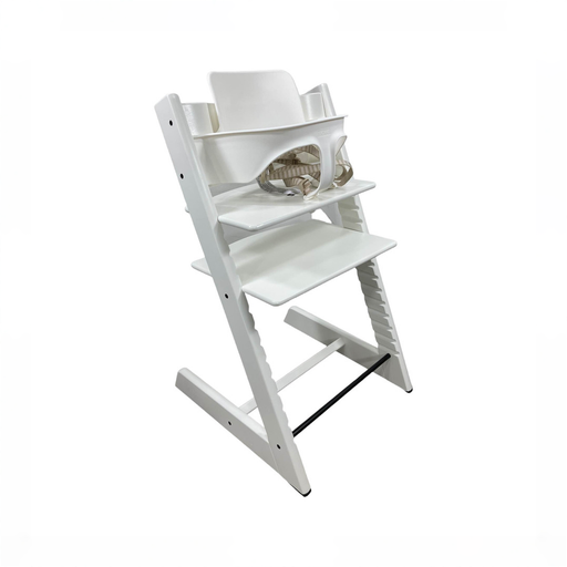 Shop Stokke Tripp Trapp High Chair With Baby Set, 1, White at GoodBuy Gear