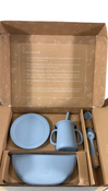 Shop Mockingbird Early Eaters Dishware Set, Sky Blue at GoodBuy Gear