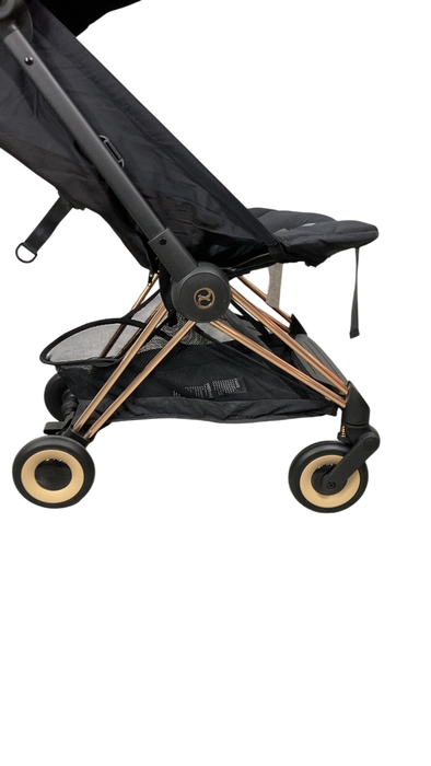 Shop Cybex Coya Stroller, 2024, Rose Gold, Sepia Black at GoodBuy Gear