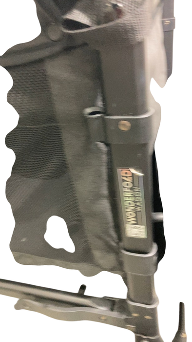 Shop Wonderfold W4 Luxe Quad Stroller Wagon, 2021, Volcanic Black at GoodBuy Gear