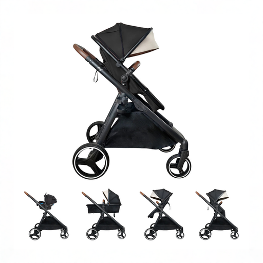 Shop Gladly Family Piper Convertible Single-to-Double Stroller, 2026, Onyx at GoodBuy Gear