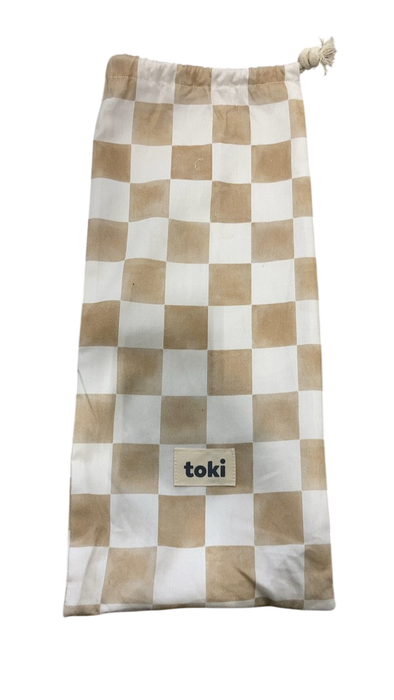Shop Toki Kids Mega Mat Cover 55"x55", Checker Toffee at GoodBuy Gear