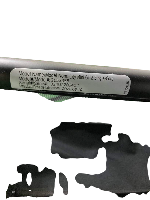 secondhand Baby Jogger City Mini GT2 Stroller, 2022, Opulent Black