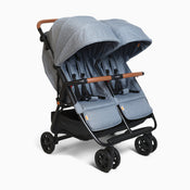 Shop Zoe Twin V3 Double Stroller, denim, 2025 at GoodBuy Gear