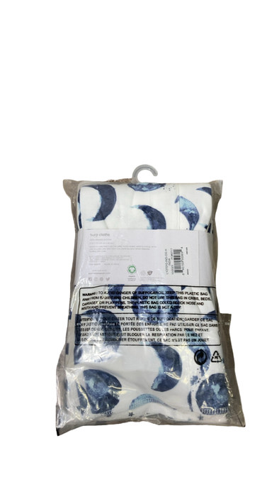 Shop Burt's Bees Baby Organic Cotton Burp Cloths 5 Pack, Hello Moon! at GoodBuy Gear