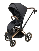 Shop Cybex PRIAM Stroller, 2023, Deep Black, Rosegold at GoodBuy Gear