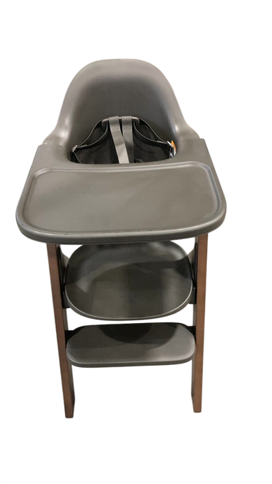 Shop Mockingbird High Chair, Charcoal Black, Espresso Beech at GoodBuy Gear