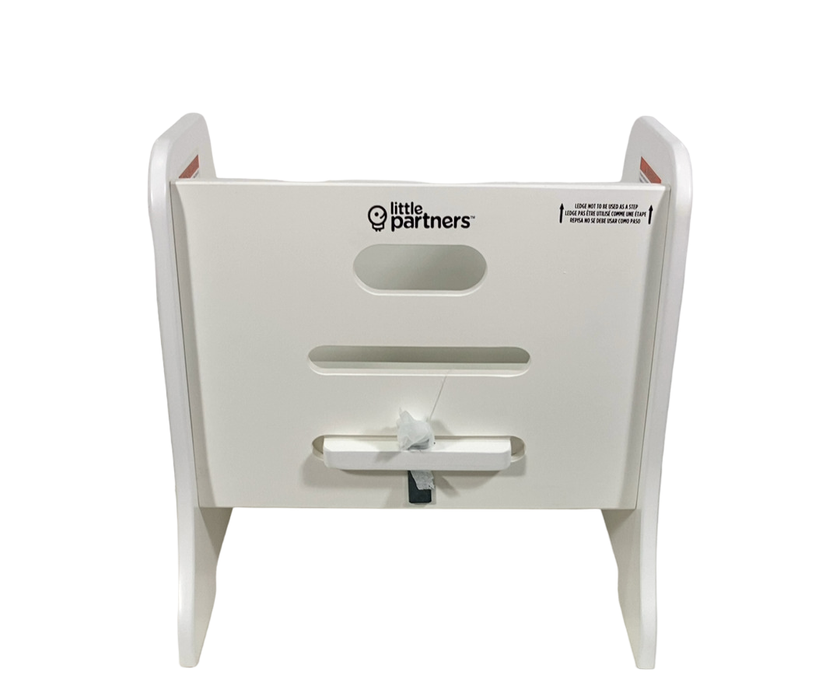 Shop Little Partners Toddler Step Up Stool, Soft White at GoodBuy Gear