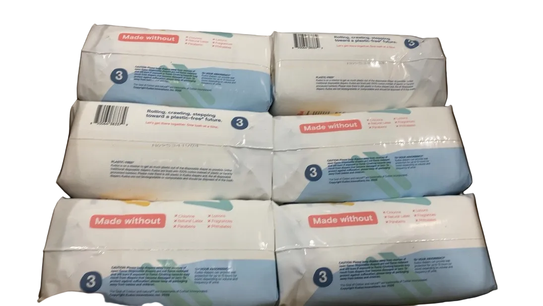 Shop Kudos Diapers, 174, Size 3, White at GoodBuy Gear